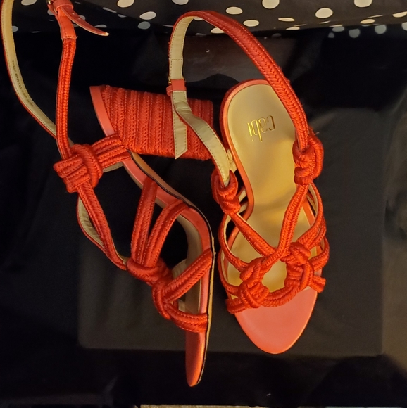 CAbi red rope heels - Picture 6 of 7
